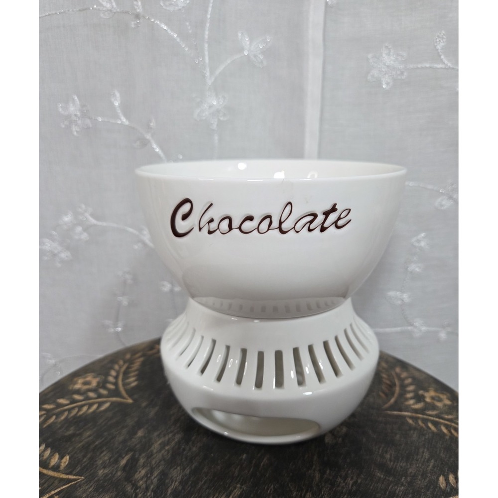 Williams Sonoma Porcelain Chocolate Fondue Pot